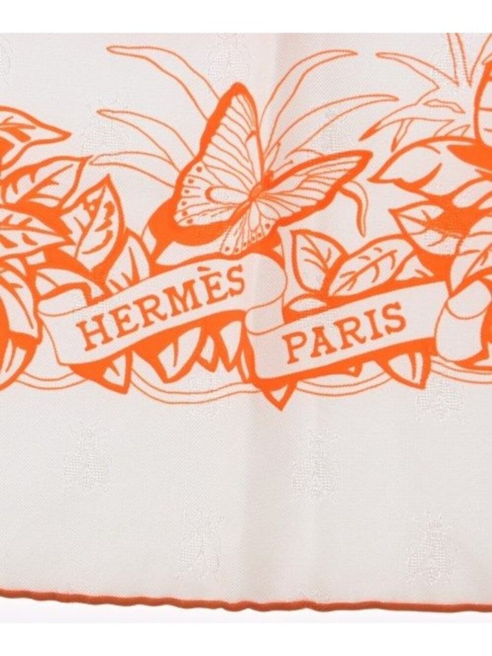 Hermes Bandana Scarf Orange - Picture 3 of 6